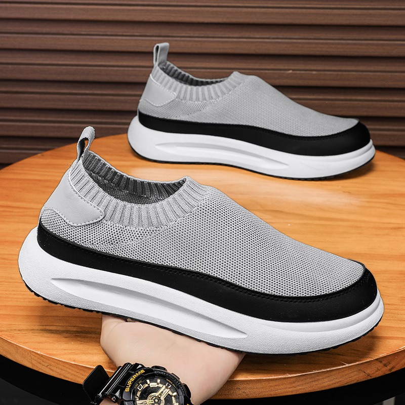Breathable Mesh Athletic Shoes - 2025 novos sapatos masculinos malha respirável