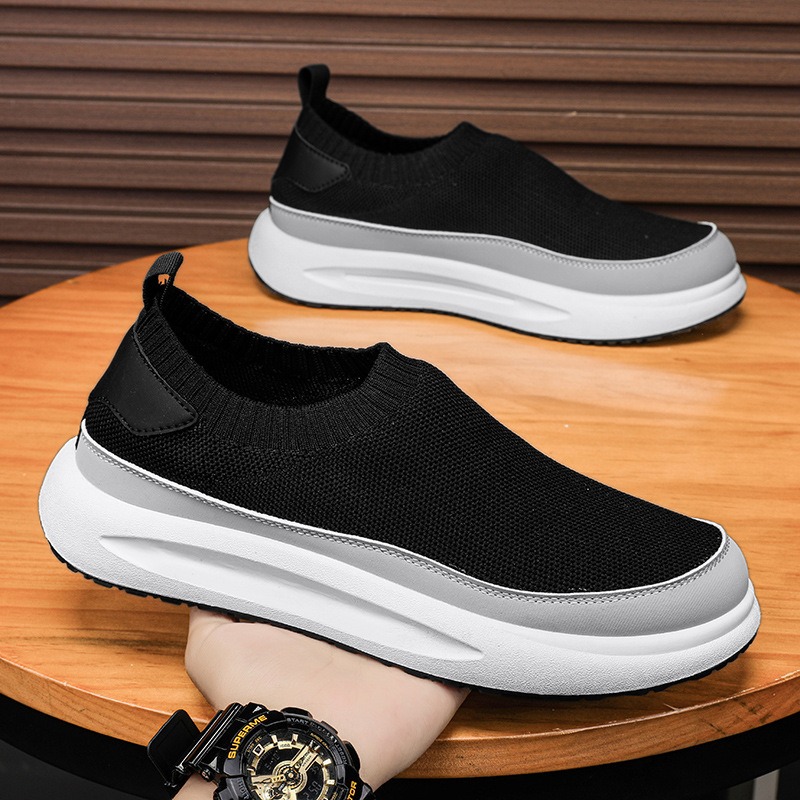 2025 novos sapatos masculinos  - Breathable Mesh Athletic Shoes avaliação e preço